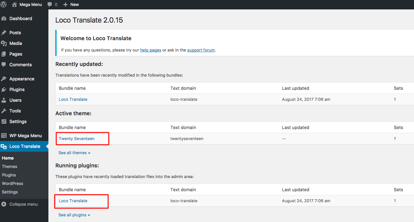 translate WordPress themes and plugins