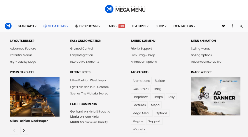 The best WordPress mega menu plugin – Themeum