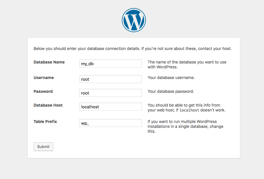 Install WordPress