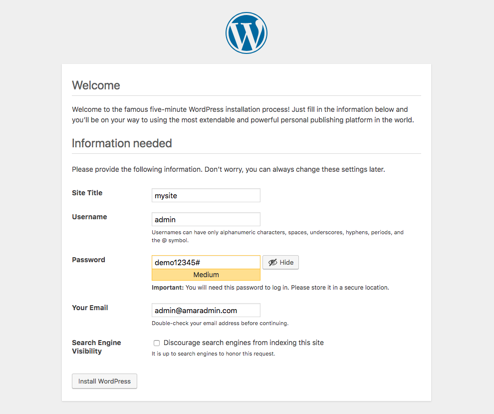 Install WordPress On Localhost 
