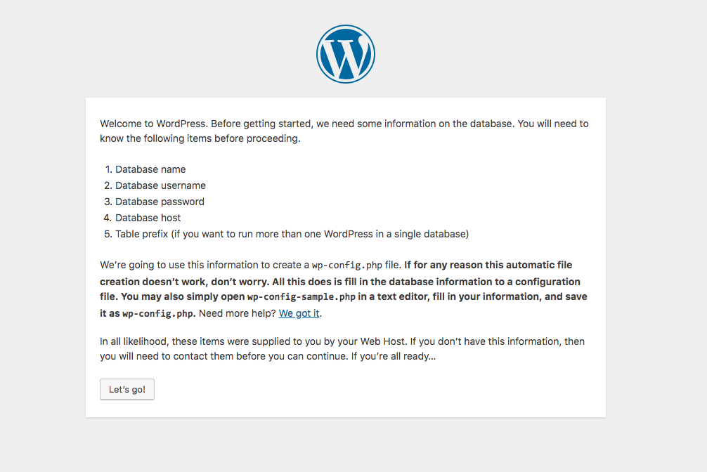 Install WordPress on localhost