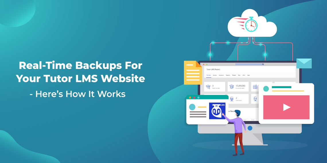 RealTime Backups For Your Tutor LMS site Here’s How It Works