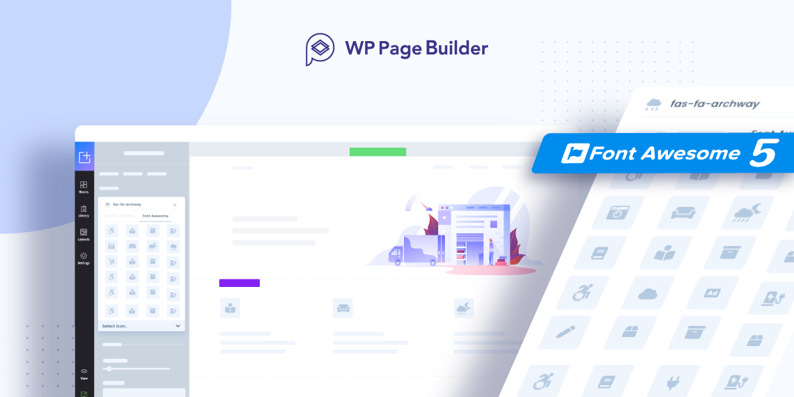 WP Page Builder Gets Font Awesome 5 Support! - Themeum