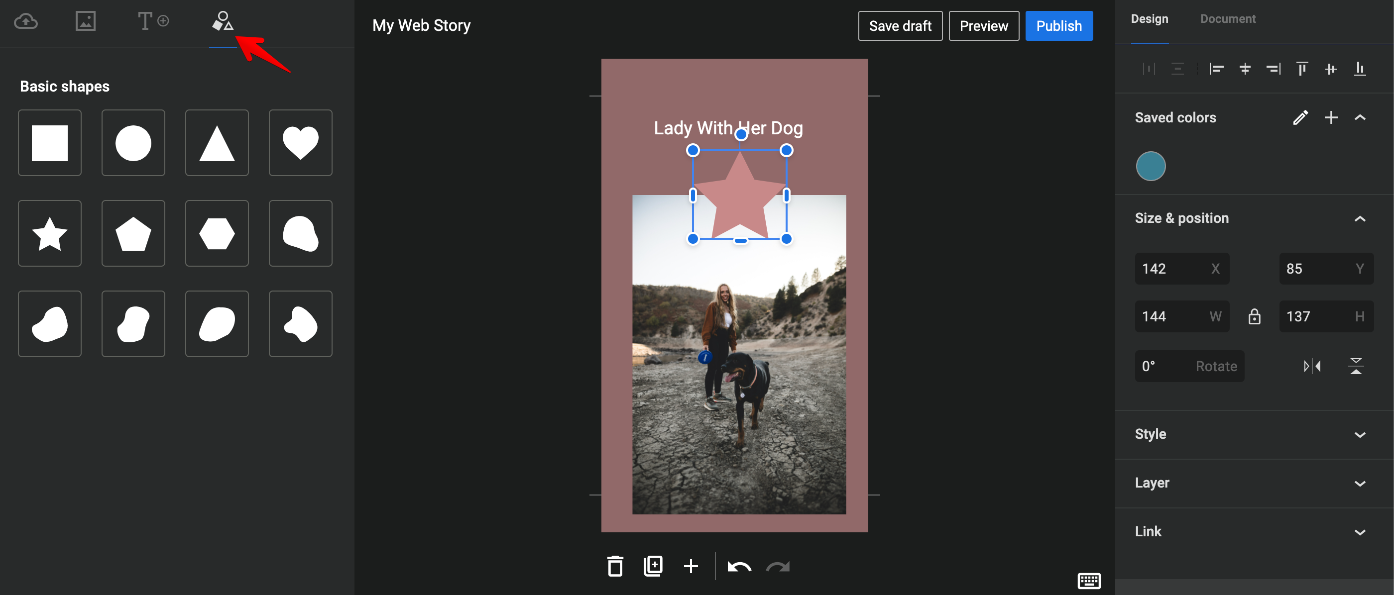 Adding elements on Web Stories for WordPress sites