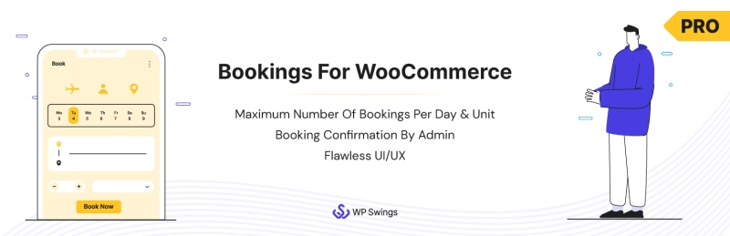 Bookings for WooCommerce Pro
