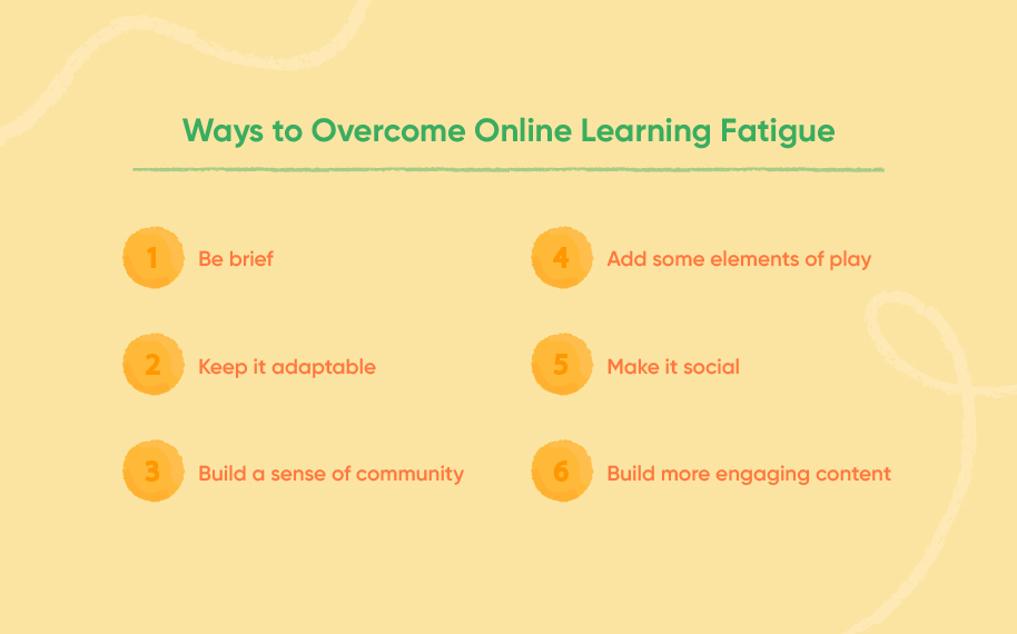 Ways to overcome online leaarning fatigue Tutor lms