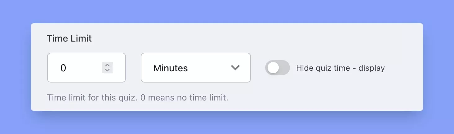 Tutor LMS- Time Limit for Quiz