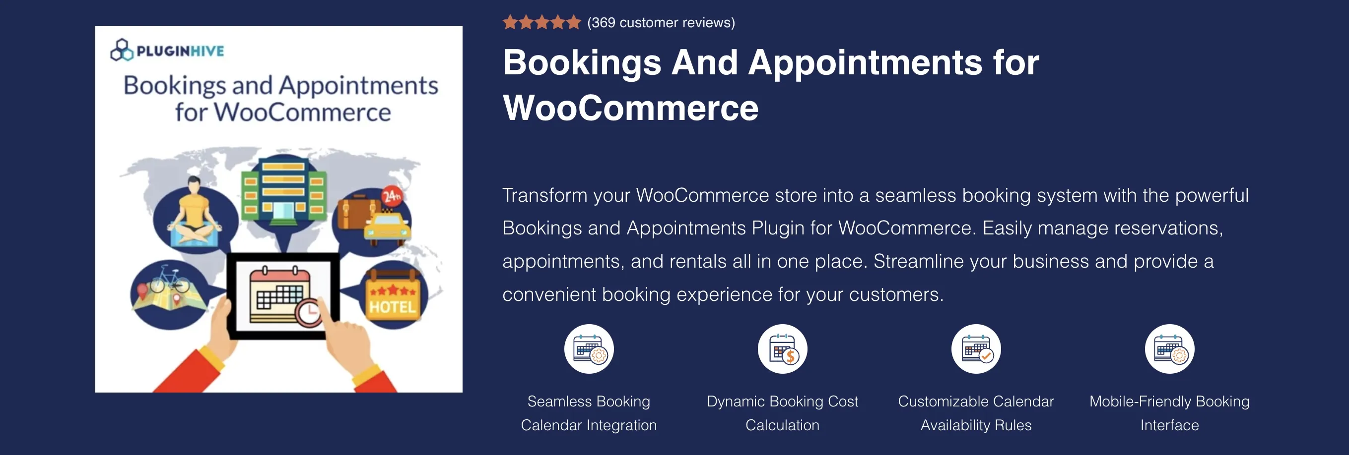 Pluginhive booking plugin